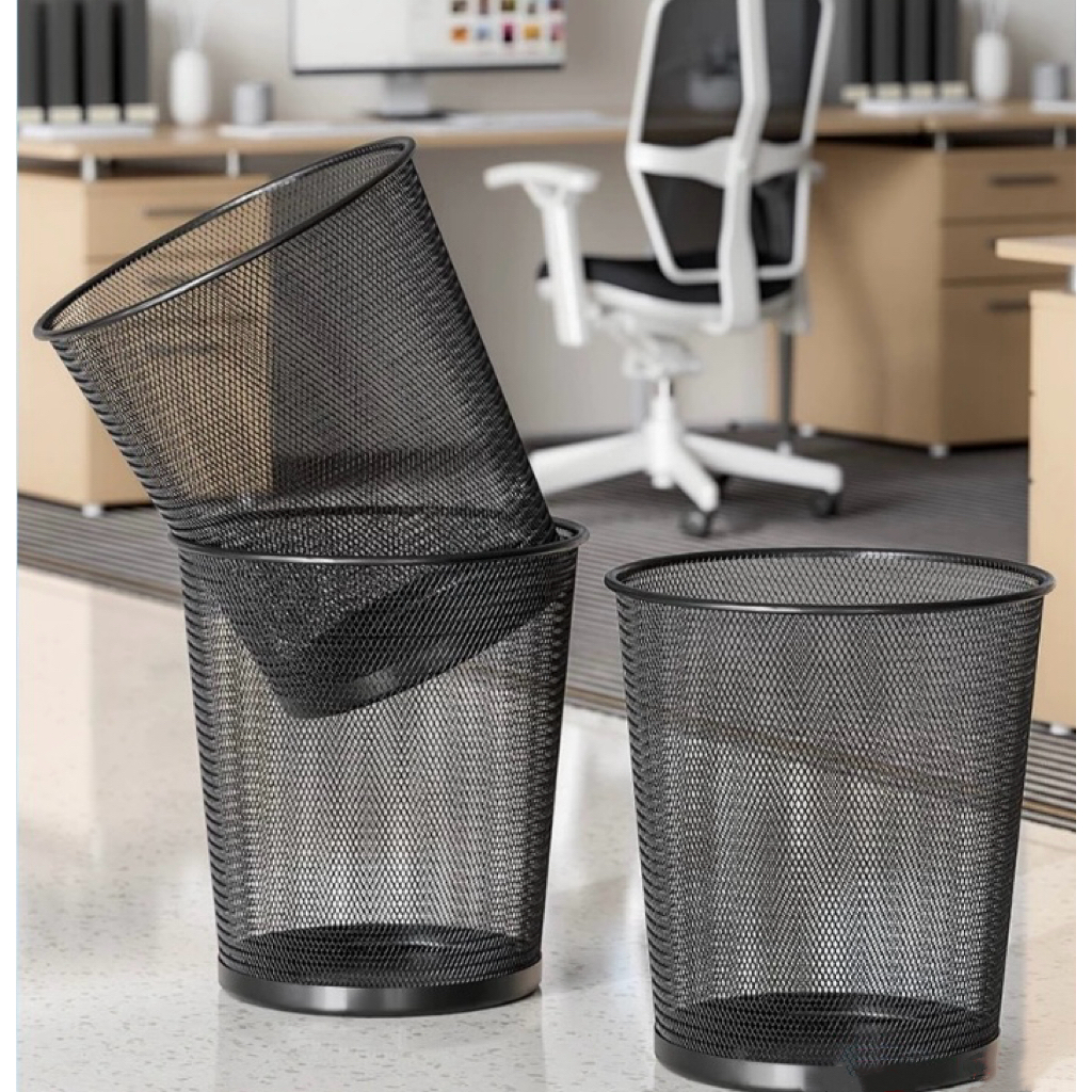 Lixeira Metal Aramado Cesto de lixo 10L Redonda Para Escritorio Casa Quarto em Oferta na Shopee