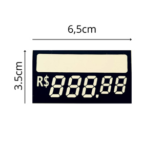 Etiqueta De Preço Reutilizável Em Pvc 100 Unidades em Oferta na Shopee