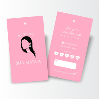 1000 Etiquetas Tags Personalizadas Roupas - F/V colorido em Oferta na Shopee