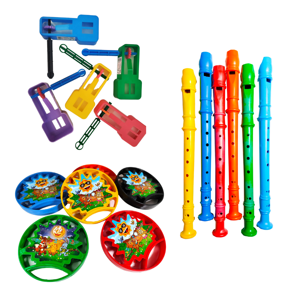 5 Flauta + 5 Pandeiro + 5 Reco Reco Kit Brinquedos Musicais Educativo Lembrancinha Prenda Festa em Oferta na Shopee