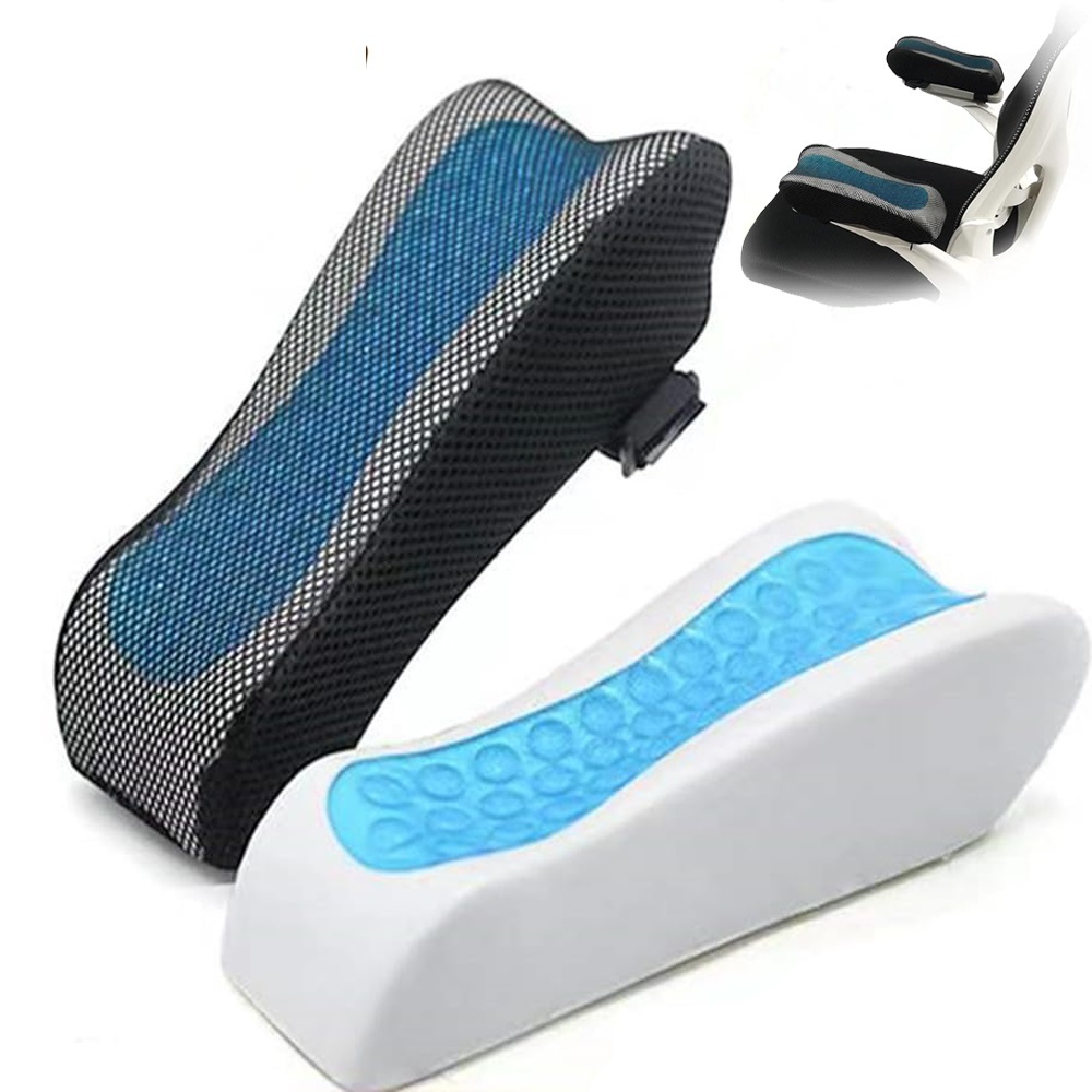 Apoio Braço Cadeira Escritório Antebraço Almofada Gel Gamer Fs2