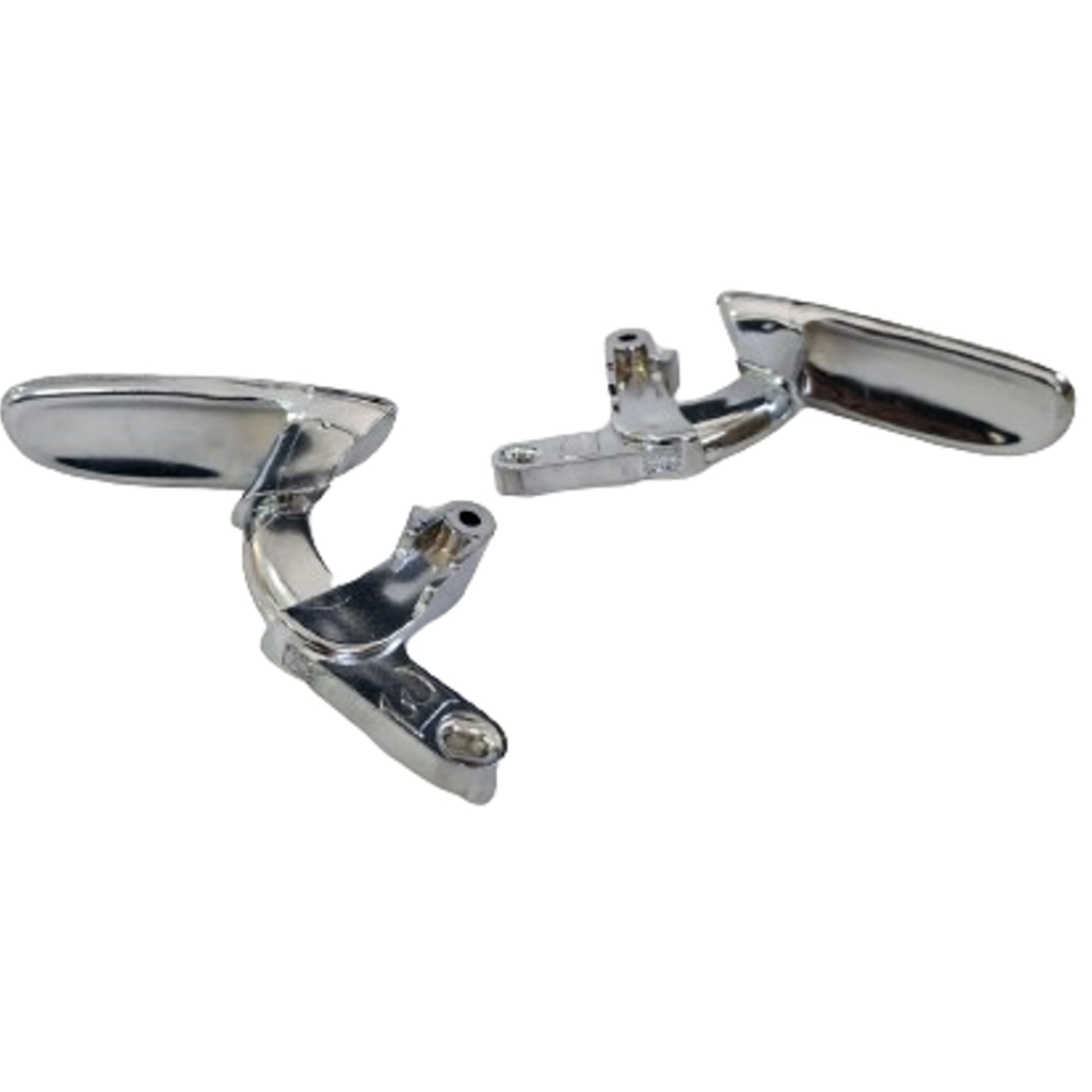 Maçaneta Interna Peugeot 206 207 1999 2000 Á 2014 Cromada — imagem 2 de 2