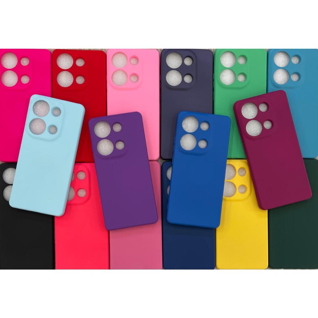 Kit Capa Capinha Película Para  - Note 13 Pro 4G - Redmi Silicone Aveludado Case em Oferta na Shopee