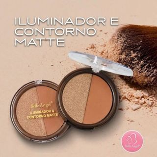 Iluminador e Contorno Matte 9.6g - Belle Angel
