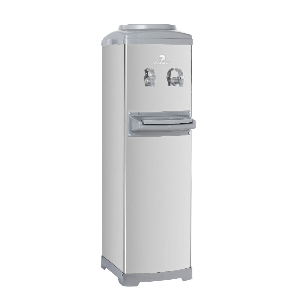 Bebedouro coluna refrigerado por compressor aço inox  K10 Karina