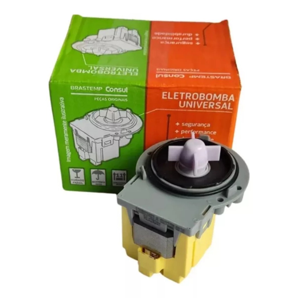 ELETROBOMBA ORIGINAL BRASTEMP/CONSUL 127V W10849469