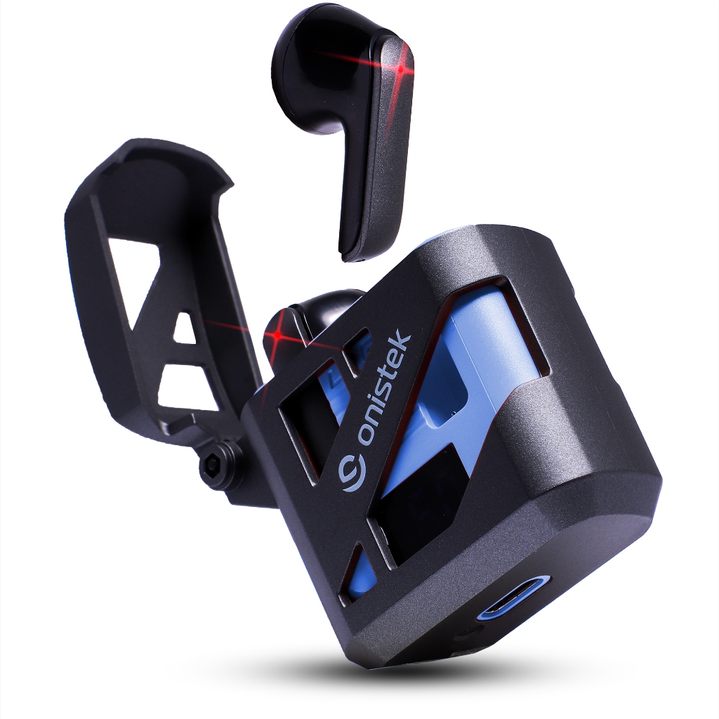Fone De Ouvido Bluetooth Alto Onistek Led Indicador Sem Fio Recarregavel Android IOS Tipo-C Usb