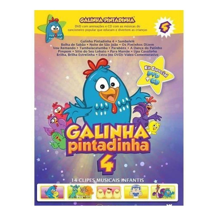 Galinha Pintadinha 4 Dvd: Onde Comprar | BuscaProdutos