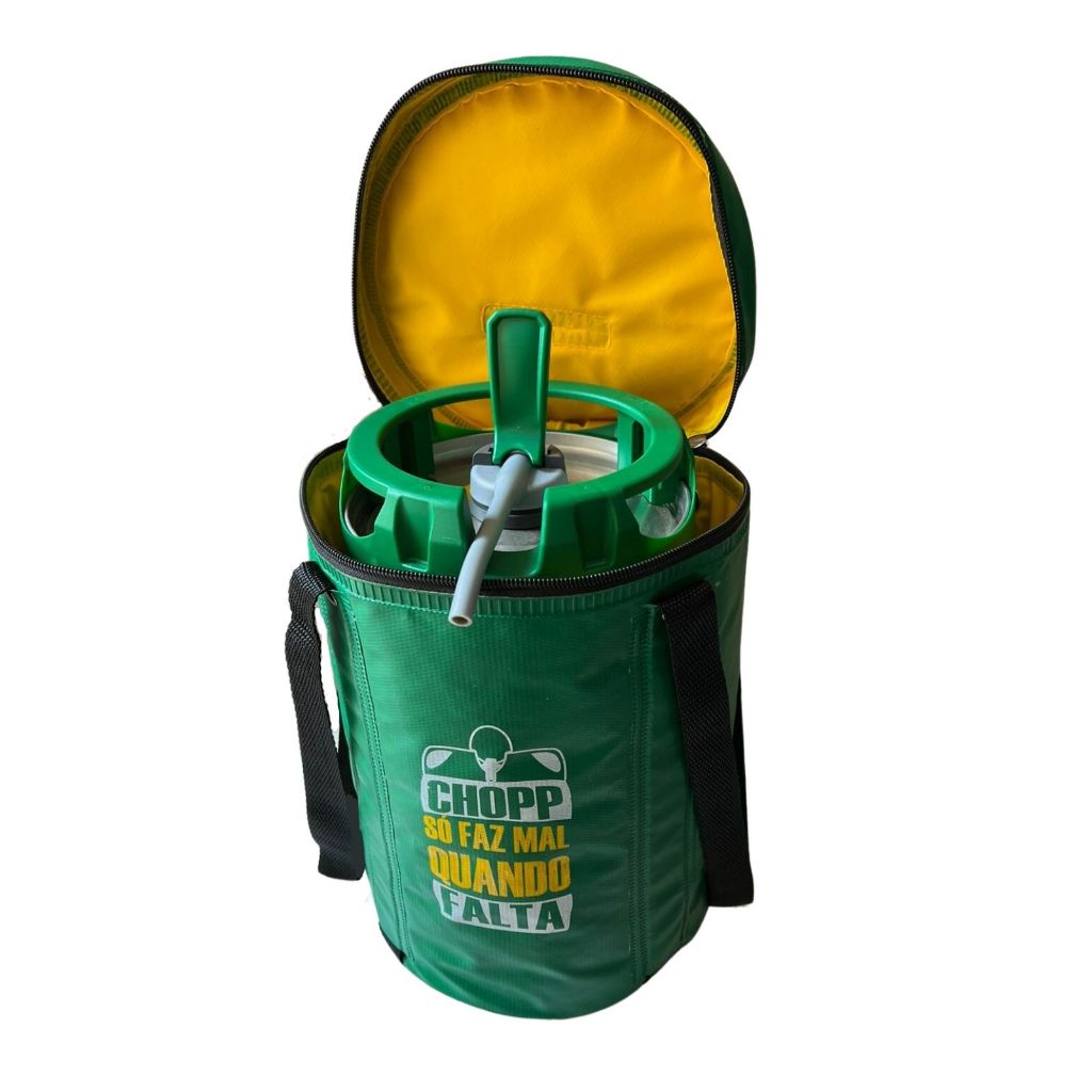 Bag Térmica Barril Chopp 5 L Com Alça Reforçada Manter Gelado Envio Já
