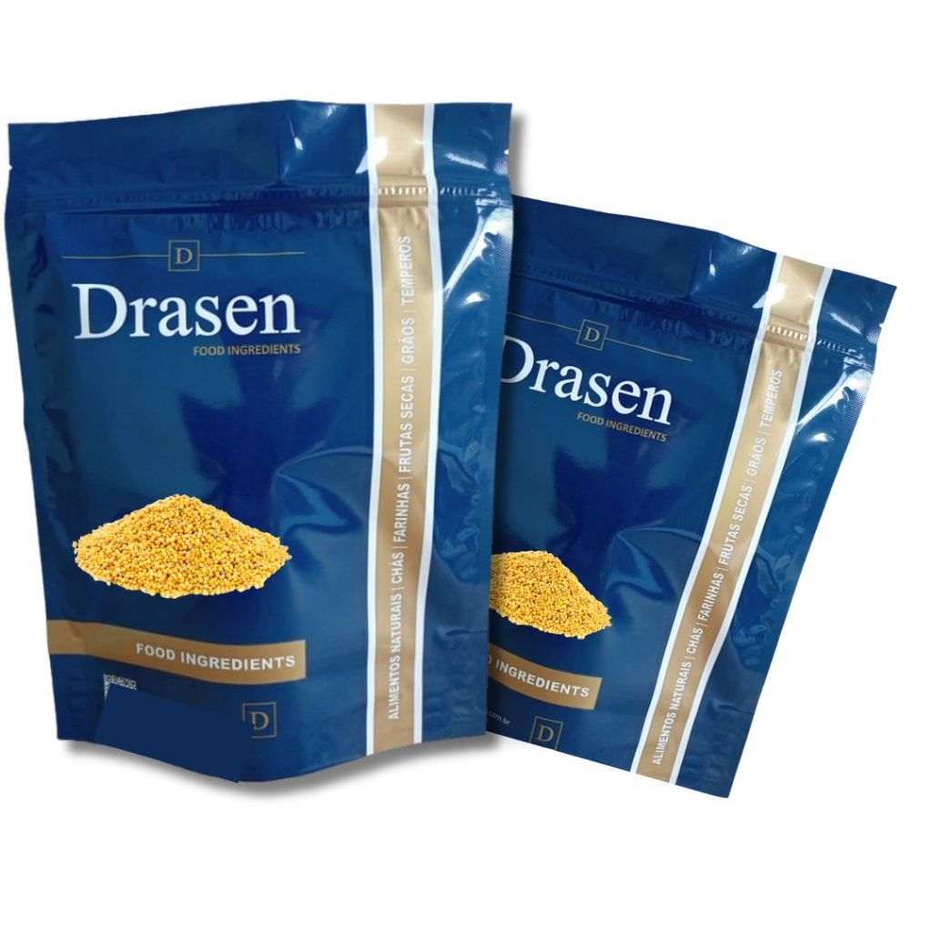Kit 2Kg Mostarda Amarela Em Grãos - Drasen Food