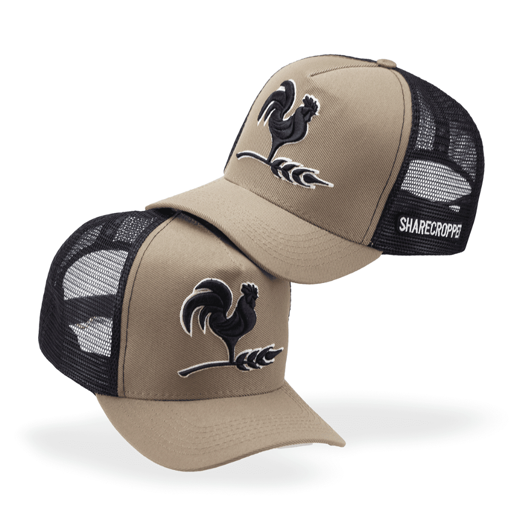 Boné Bege Country Masculino Feminino Sharecropper Lançamento Bordado Galo Modelo Trucker Telinha em Oferta na Shopee