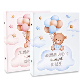 Álbum Bebê Mensal 200 Fotos 10x15 Ical Menino Ou Menina em Oferta na Shopee
