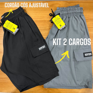 Ripfire Kit com 2 Bermuda Cargo Masculina 5 Bolsos Skate Tac Tel com Elastano em Oferta na Shopee
