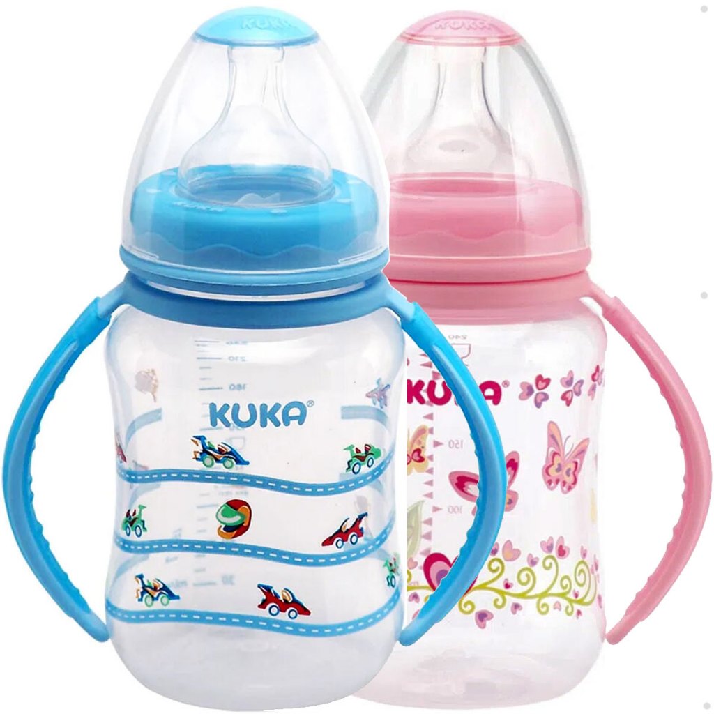 Mamadeira Kuka Big Bico Redondo 240ml Menino Menina Promoção