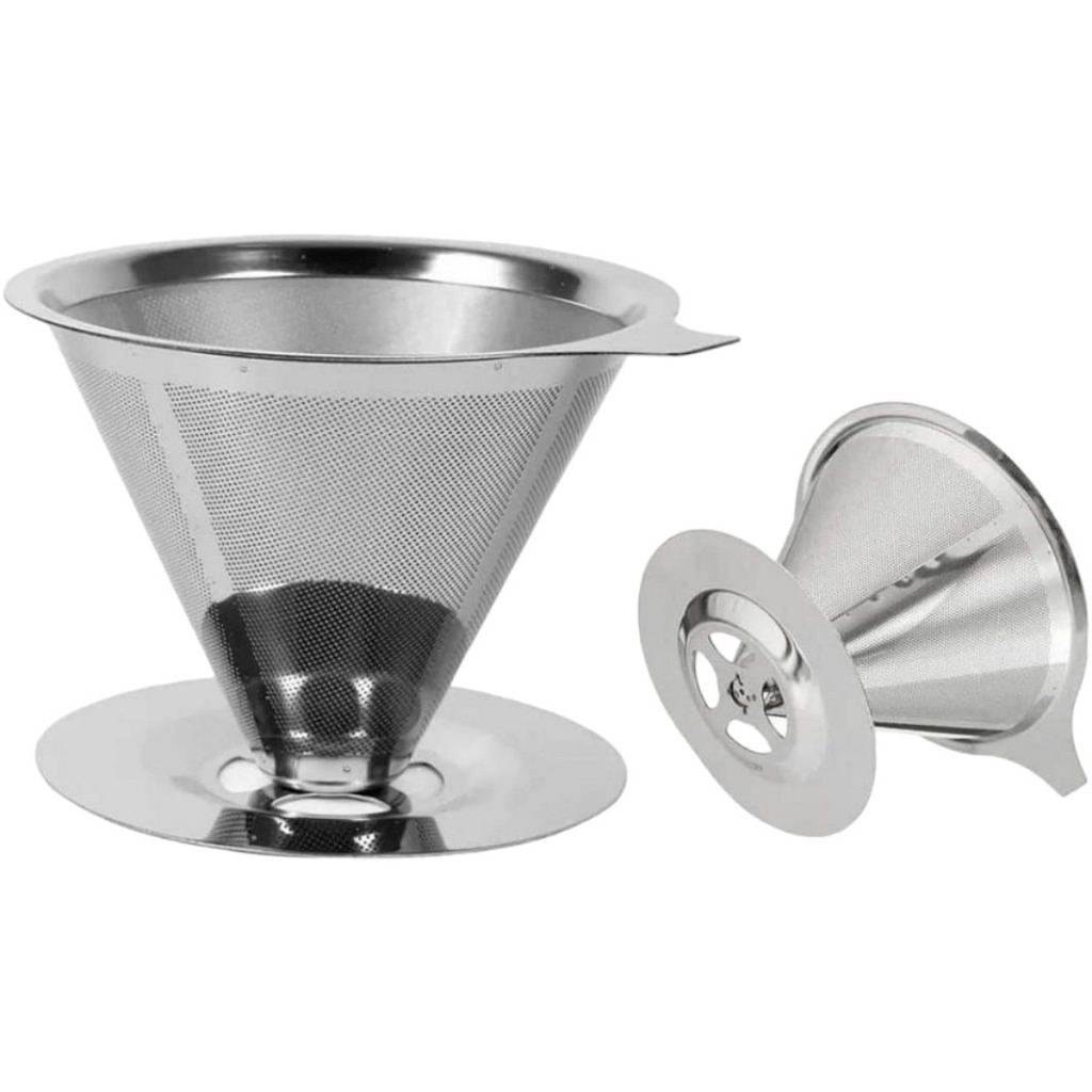 Coador De Café Filtro Individual Inox Reutilizável Premium Natal 2024