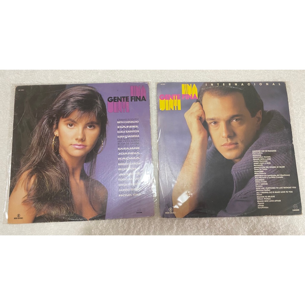 2 LP NOVELA - GENTE FINA (NACIONAL E INTERNACIONAL)