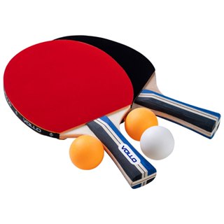 Conjunto Esportivo Treino Lazer 2 Raquetes 3 Bolas Ping Pong Tênis Mesa Vollo em Oferta na Shopee