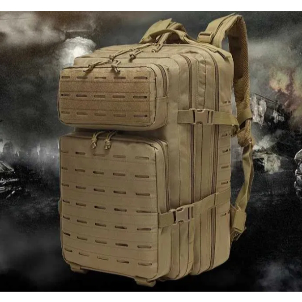 Corte a laser 50l mochila caminhadas montanhismo sobrevivência mochila viagem ao ar livre fitness moore mochila tática em Oferta na Shopee