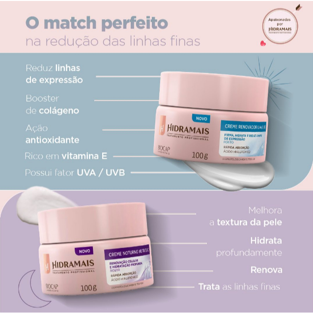 Hidramais Creme Facial Com Ácido Hialurônico 100g