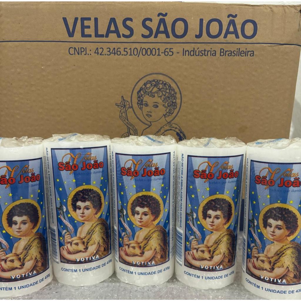 15 VELAS SÃO JOÃO GROSSA BRANCA (7 DIAS) - 430g em Oferta na Shopee