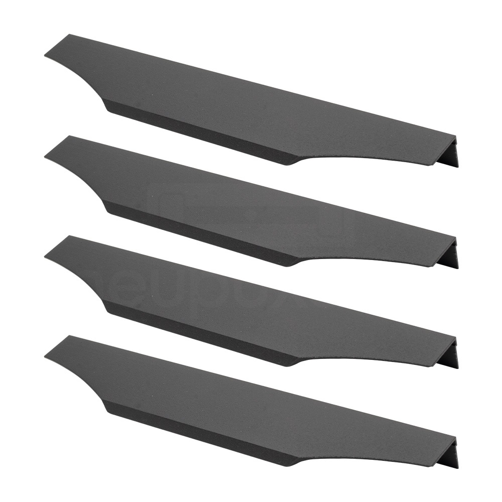 4 Puxadores Gaveta Móvel Porta Guarda Roupa Slim Olimpia C/ Parafusos 128mm
