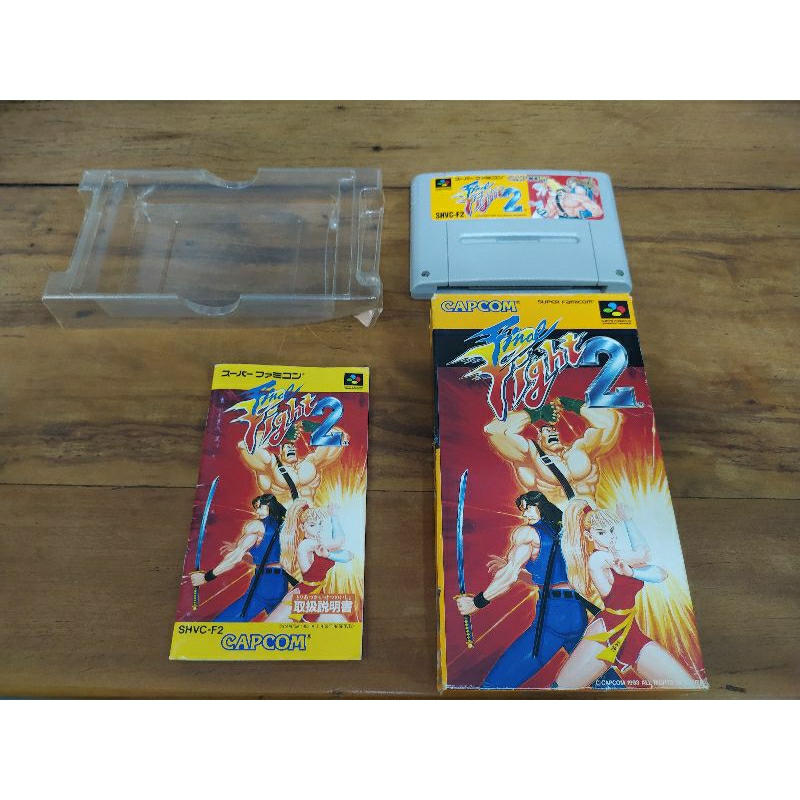 Final Fight 2 Super Famicom Nintendo Japonês C/ caixa e manual original usado