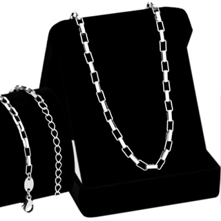 Conjunto Corrente E Pulseira Veneziana Cj-09 Aco Inox 316l + Estojo OGrife em Oferta na Shopee