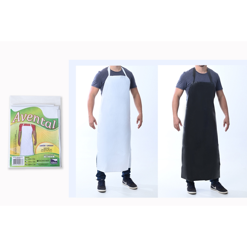 Avental Napa PVC Impermeável Açougue Cozinha Peixaria Padaria