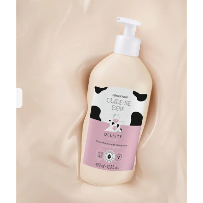 Loção Hidratante Desodorante Corporal Cuide-Se Bem Deleite 400ml — imagem 2 de 2