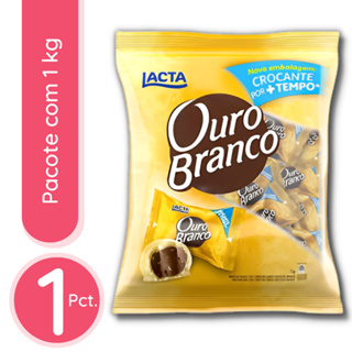 Bombom Lacta Ouro Branco 1 Kg = Aprox 45 Uni. em Oferta na Shopee