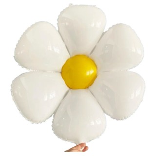 Balão Flor Margarida Branca 56*46cm 20 Polegadas Festa Decoração em Oferta na Shopee