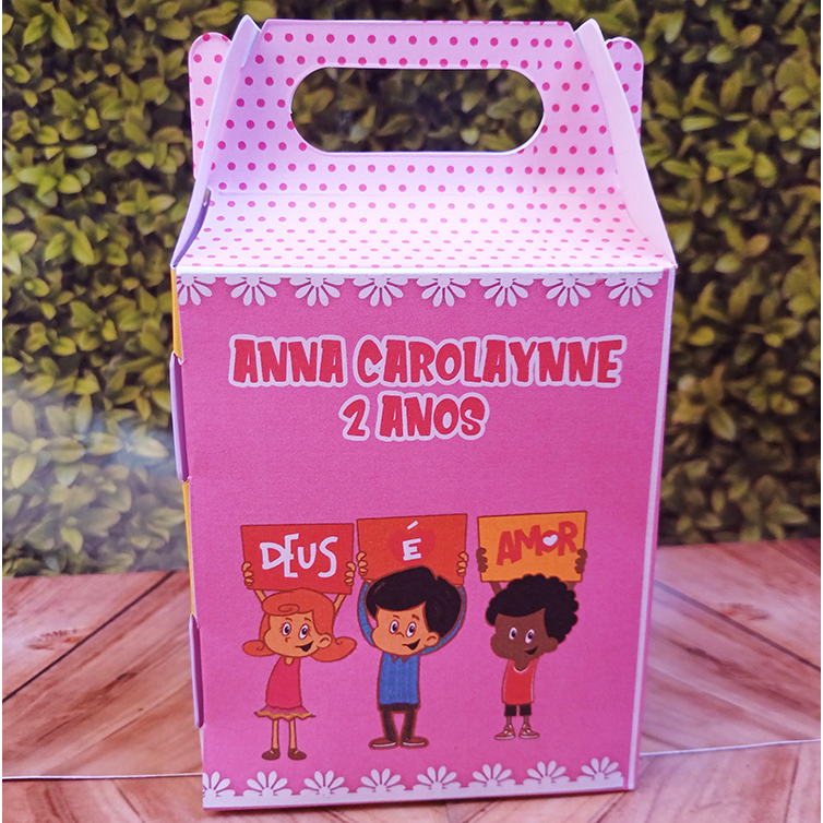 20 Caixinha Surpresa Personalizadas Para Festa 3 Palavrinhas Maletinha em Oferta na Shopee