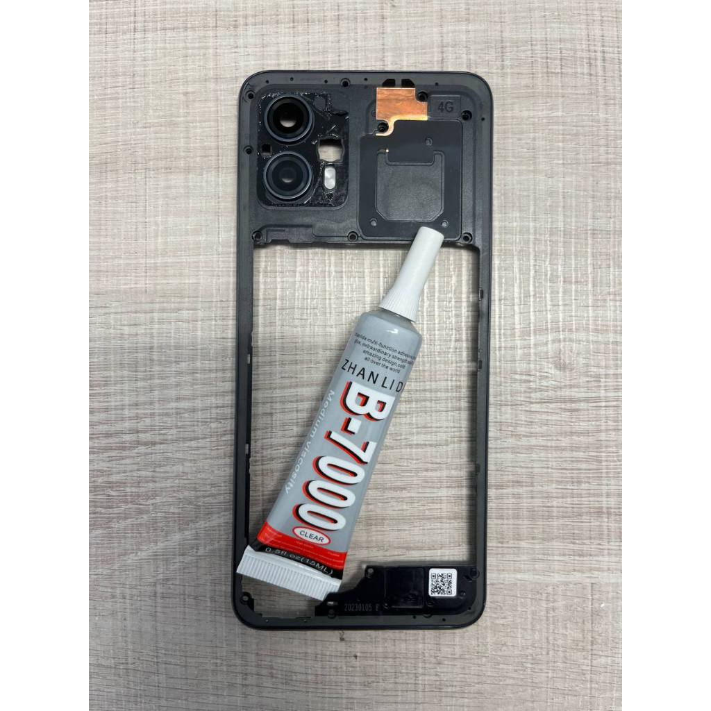 Aro Lateral (com lente) +  Cola Aleatório T7000 Ou B7000 15ml (Opcional) Moto G13 | PRODUTO NOVO
