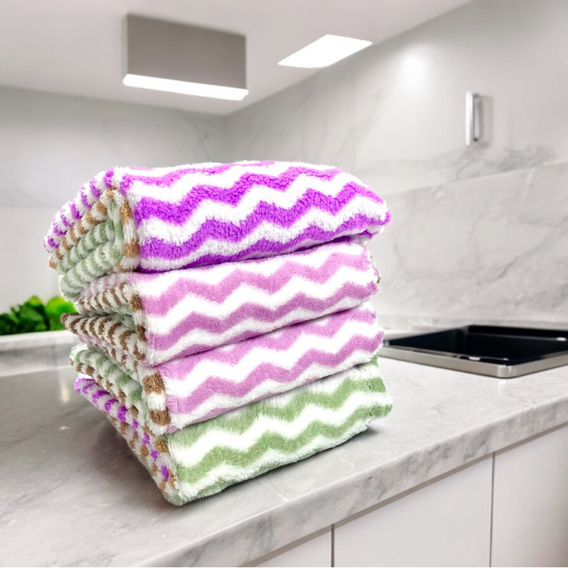 30x30cm P004 Super Absorvente Microfibra Pano De Cozinha Toalha De Limpreza Doméstica Durável Macio