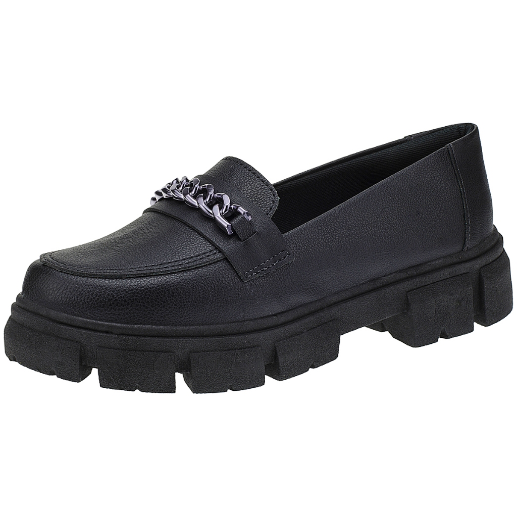 Mocassim Feminino Tratorado Oxford Plataforma Blogueira em Oferta na Shopee