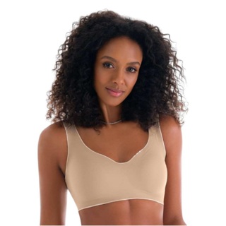 Sutiã Laser Termofusionado com Bojo Removível Sem Costura em Oferta na Shopee