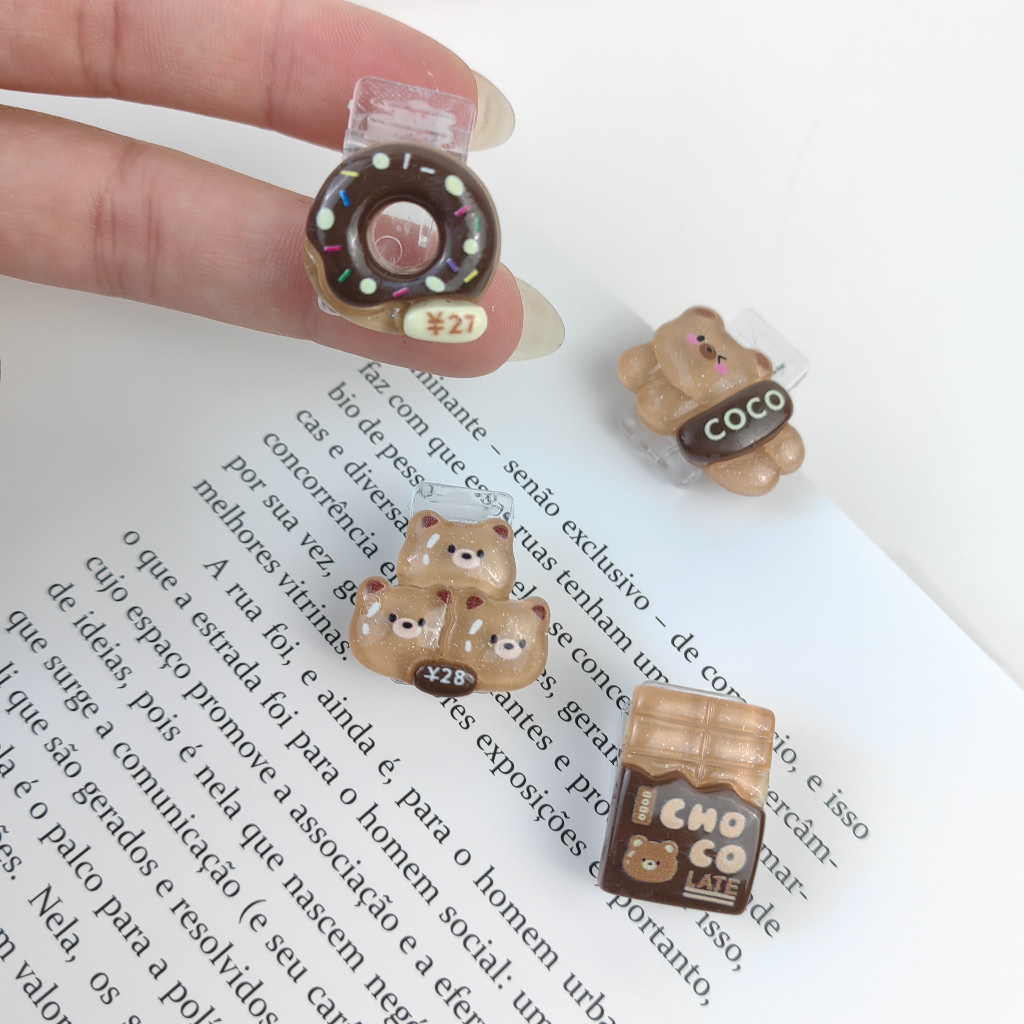 Conjunto Prendedores de Papel, Ursinhos divertidos - Allmini