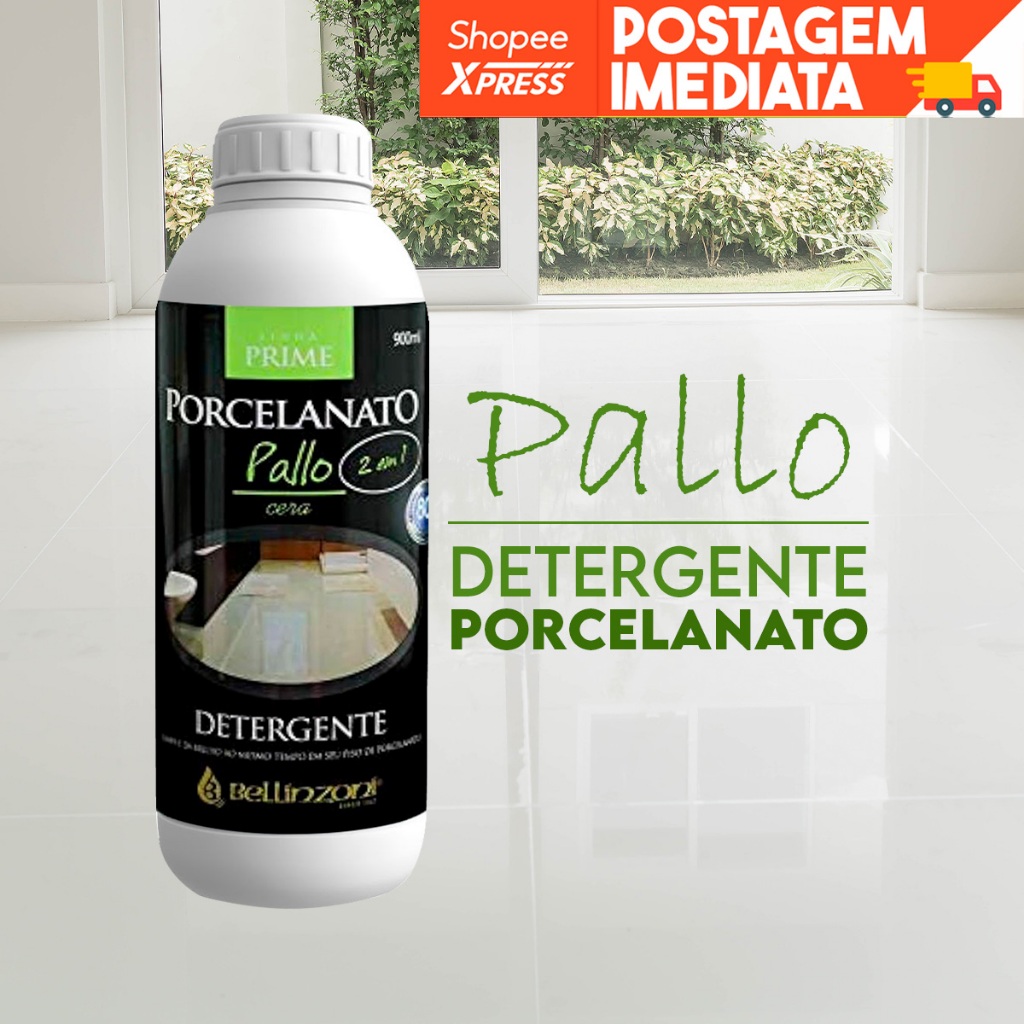 Detergente Pallo Cera 2 Em 1 Porcelanato Bellinzoni 900ml