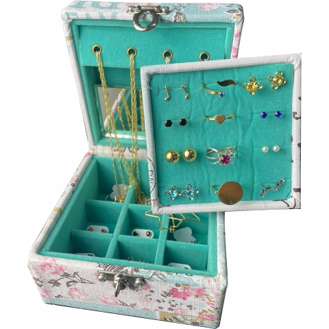 Kit Semi Joias 15 peças + MALETA MINI Atacado Revenda Ouro 18k e Prata 925