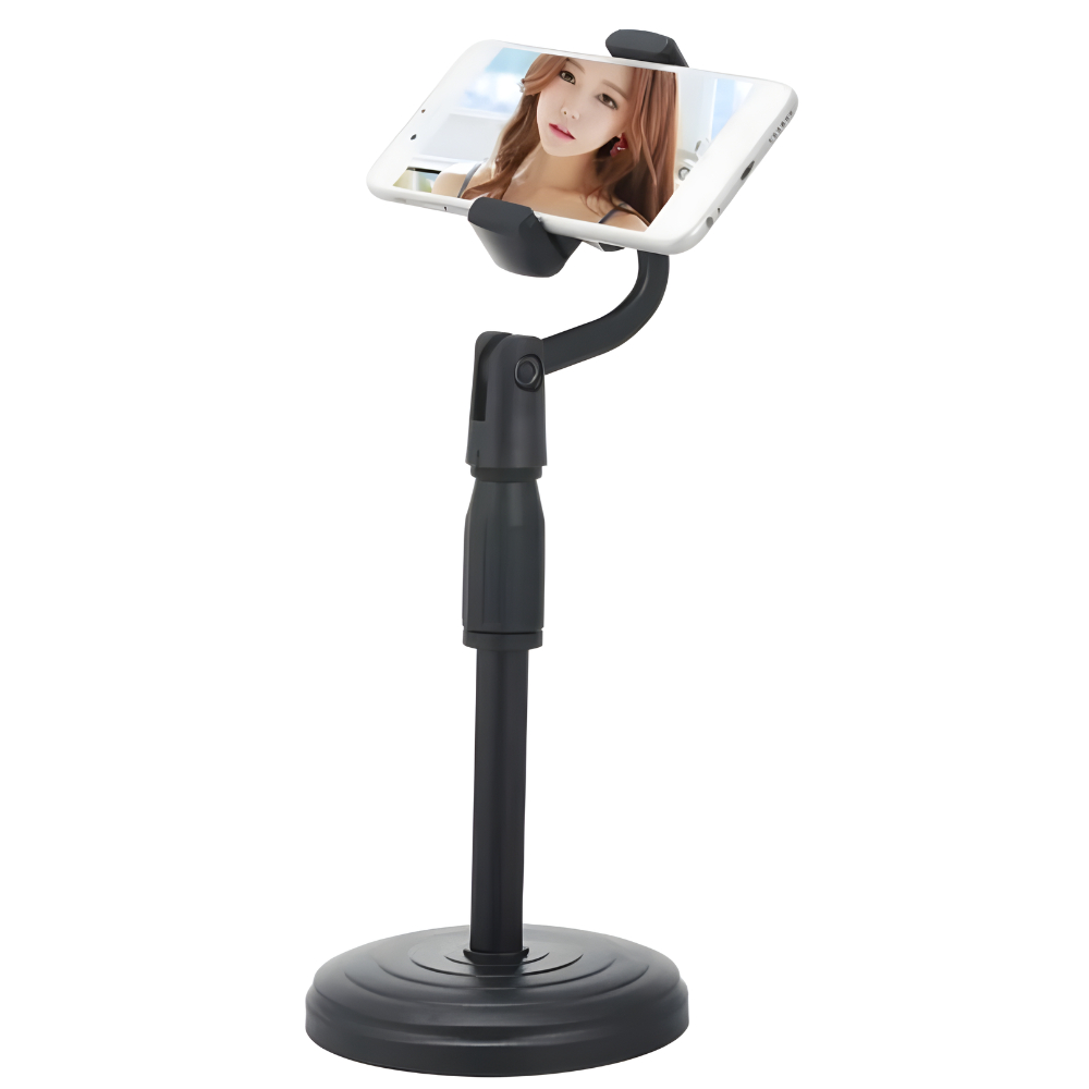 Suporte Tripé Para Celular de Mesa com Altura Ajustavel Apoio Celular