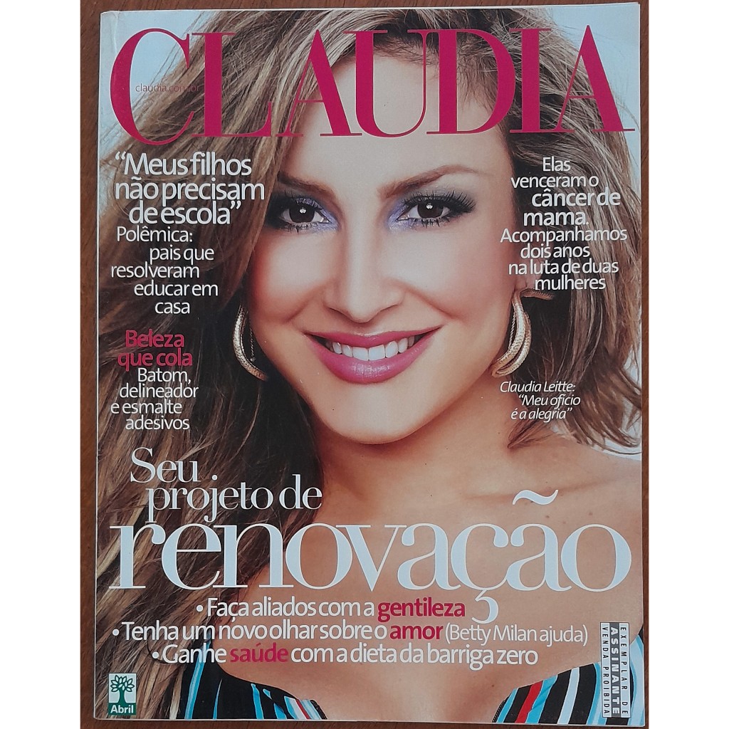 Revista Claudia Nº 605 Fevereiro/2012 Claudia Leitte Ryan Gosling