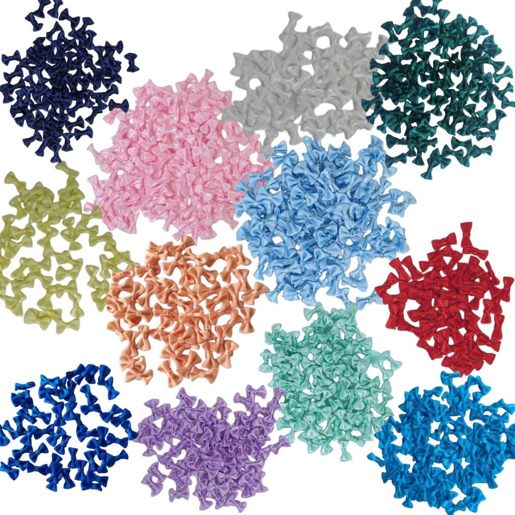 Mini laço de cetim -  2,1 cm - pacote com 100 unidades - Lembrancinhas em Oferta na Shopee