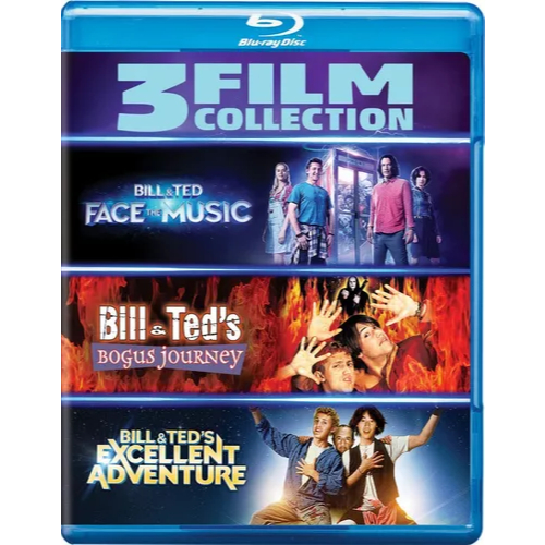 Blu Ray Bill & Ted - Coleção 3 Filmes Keanu Reeves Lacrado