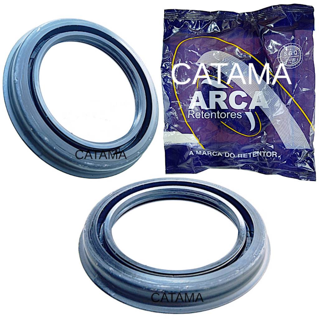 Retentor Para 02 Cubo de Roda Traseiro Ford F250 F350 F4000