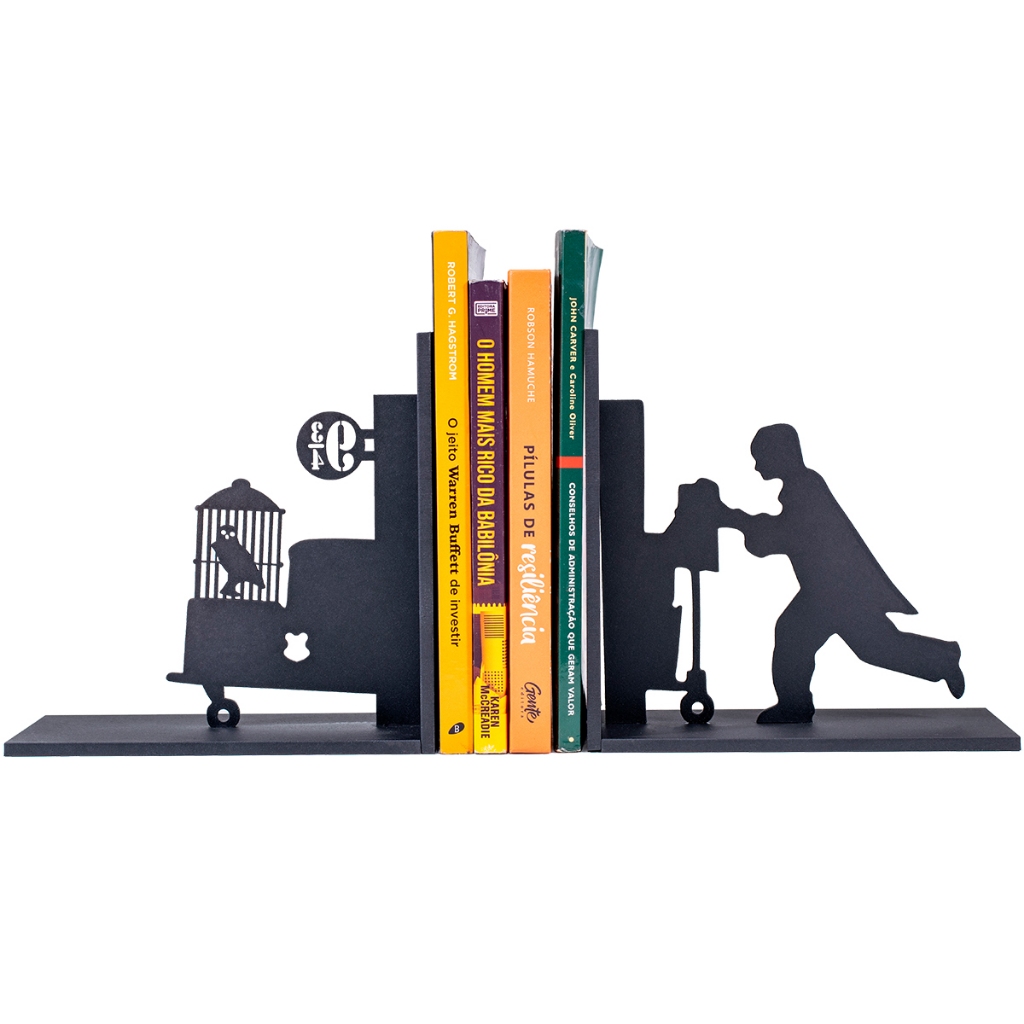 Aparador de Livros Harry Potter estação 9 3/4 Suporte Decorativo Perfeito para Encantar e Presentear Fãs do Mundo Mágico