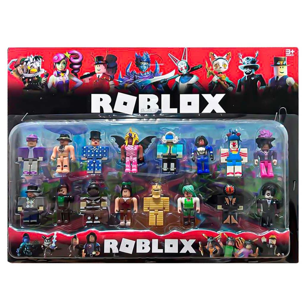 Kit Roblox 16 Bonecos Articulados Lego 8 Cm Kit Completo Linha Premium Lançamento Envio Imediato