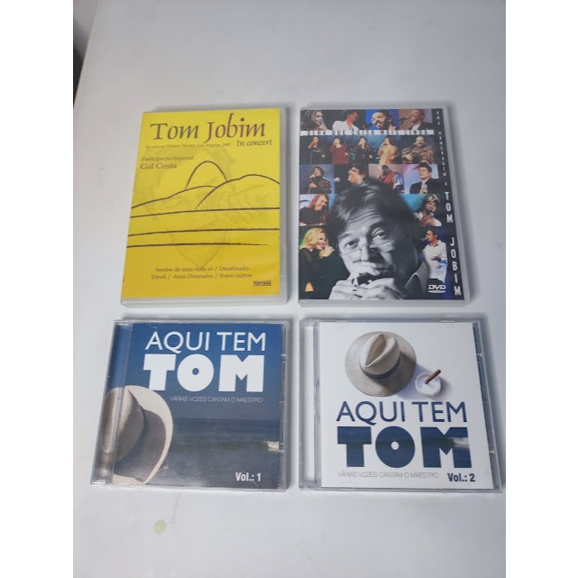 Tom Jobim - lote de cd´s + dvd`s
