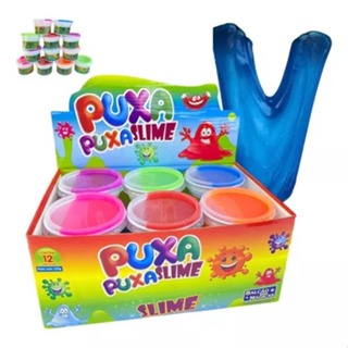 SLIME PUXA PUXA GELECA 4 CAIXAS COM 12 UNIDADADES 125G em Oferta na Shopee