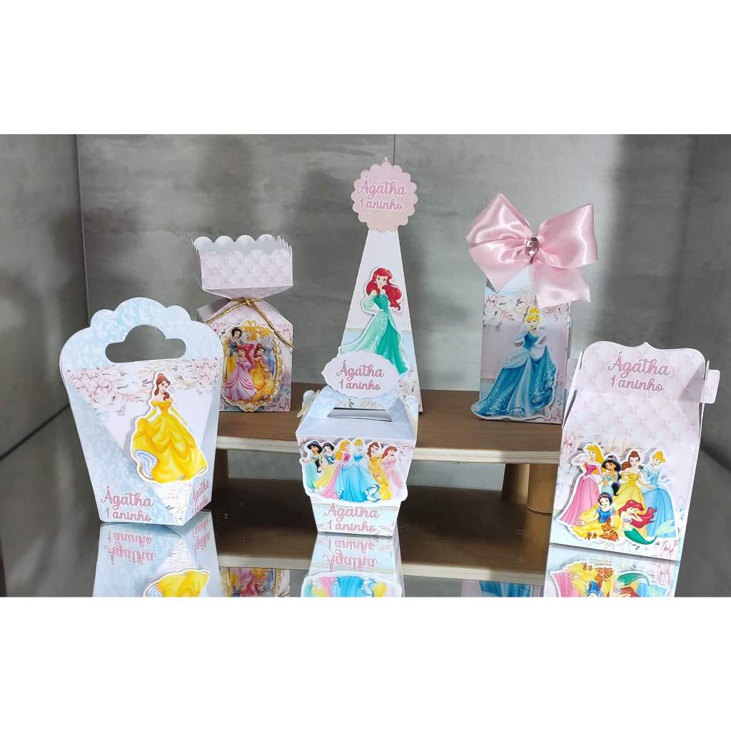 Personalizados caixinhas Princesas - lembrancinhas