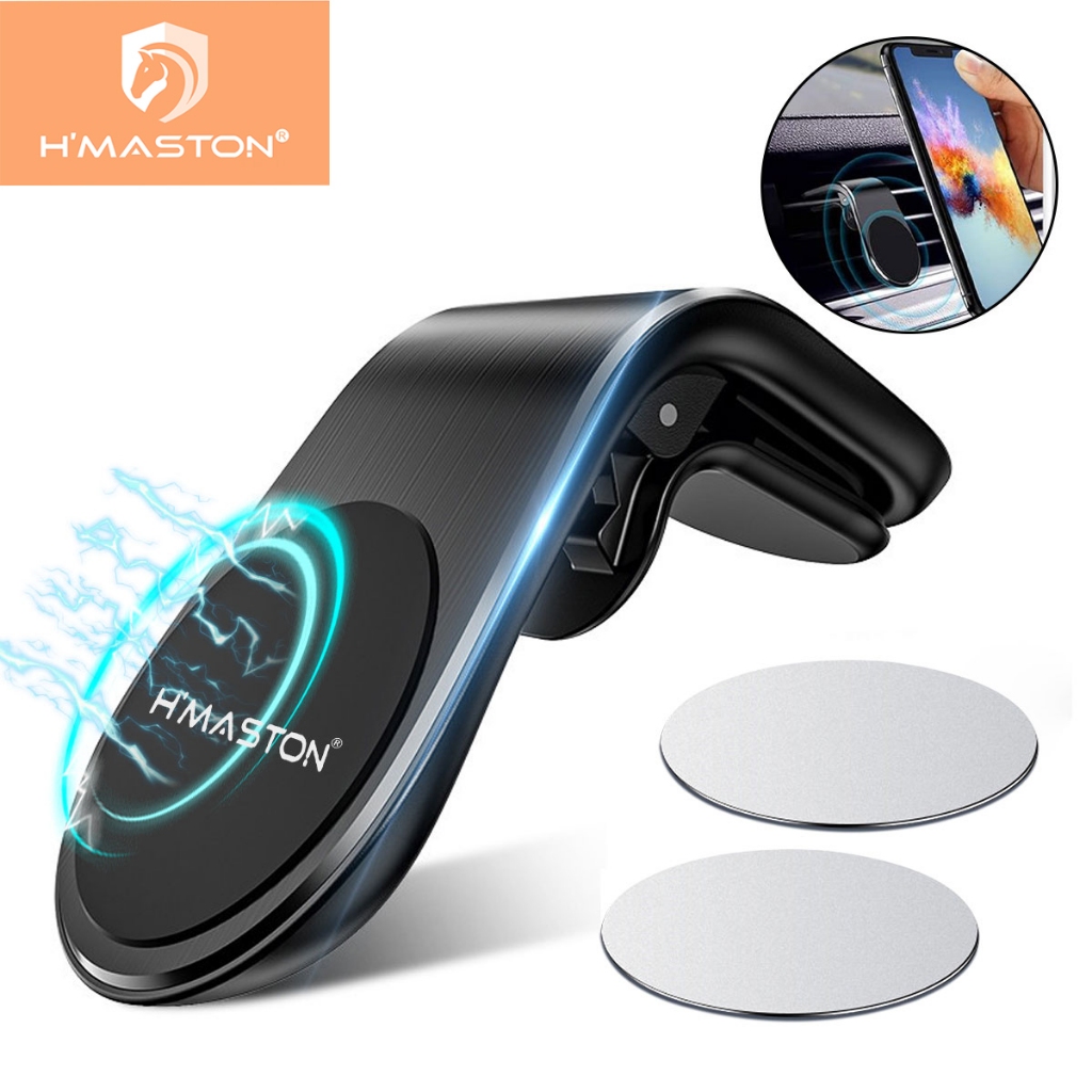 H'maston CJ-23 Suporte Celular Ima Para Carro Veicular Magnetico Universal 360° - Mobile & Gadgets